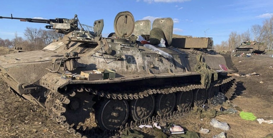 Армия Россия вторжение Украина военная операция боевые потери танк