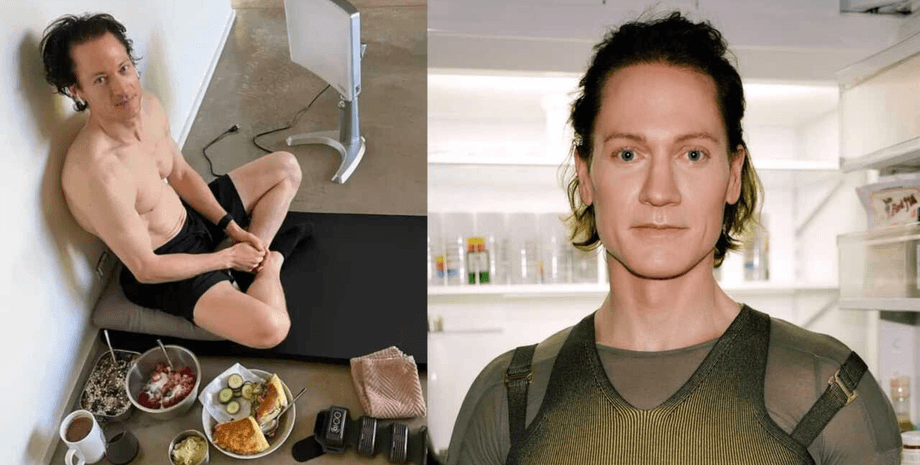 Брайан Джонсон, биохакер, миллиардер, остановить старение, хочет жить вечно, омоложение, попытка остановить старение, совершил ошибку