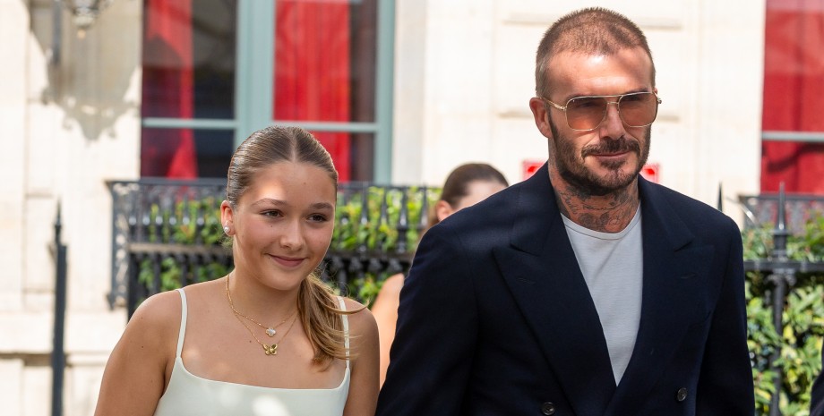 Девід Бекхем із донькою Гарпер Девід Бекхем, Гарпер Бекхем