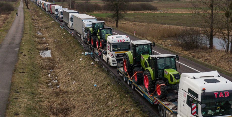 Граница с Польшей, протесты фермеров