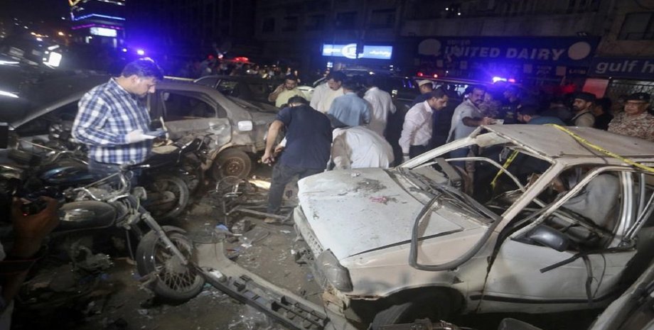 карачи, пакистан, полиция, теракт, взрыв