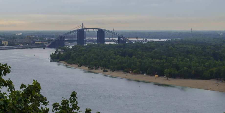 Днепр, Киев, мост, река