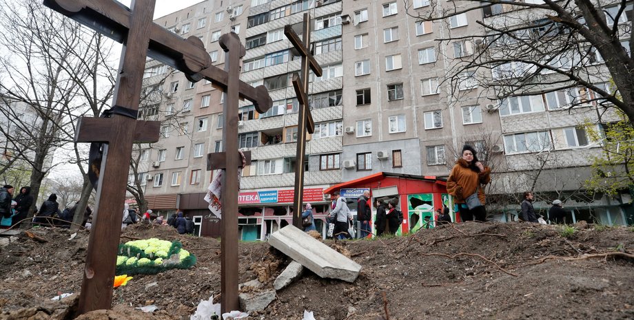 старый крым, братская могила, мариуполь, массовое захоронение, война в украине