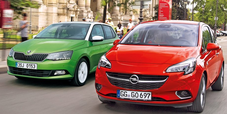 Skoda fabia opel corsa, кращі вживані авто, авто для початківців, авто для водіїв-початківців