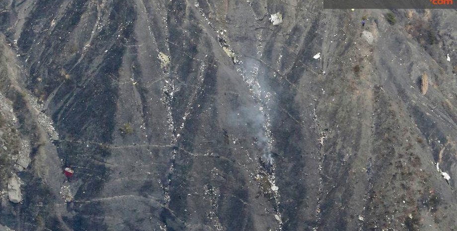 Место падения Airbus A320 / Фото: twitter.com/laprovence