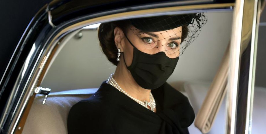 Кейт Міддлтон, герцогиня Кембриджська, фото, похорон принца Філіпа