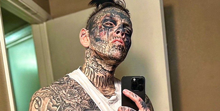 Татуювання всього тіла, тату на очах, малюнки на тілі, косметичні процедури, аномалії, США, фото, блогер