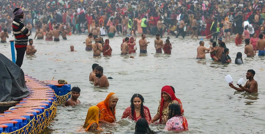 Фестиваль в Индии, 400 миллионов, Маха Кумбха Мела, уттар прадеш, фестиваль священного кувшина