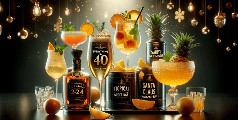 Алкогольные коктейли на Новый год Настроение новогодней вечеринки — Gurmania