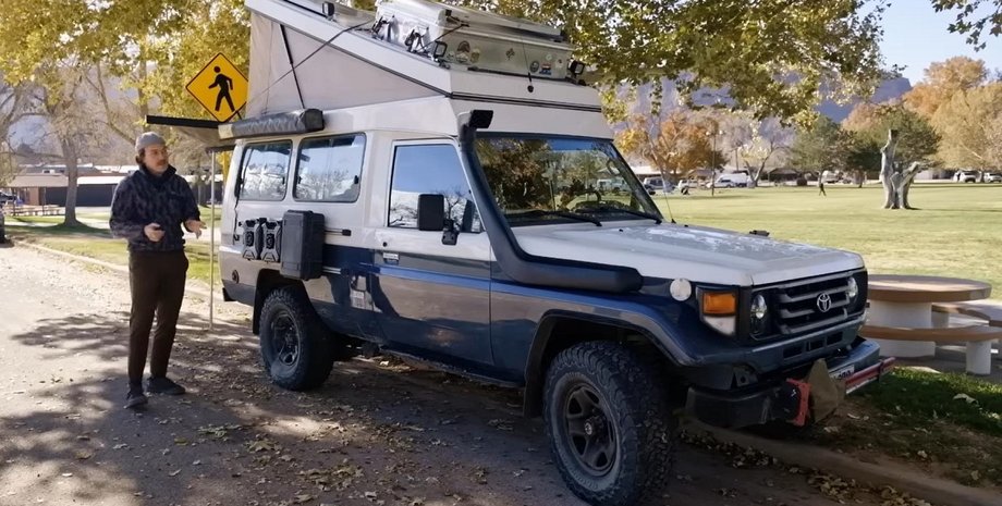 Toyota Land Cruiser J78, Toyota Land Cruiser, дом на колесах, автодом Toyota