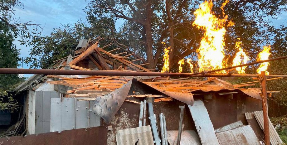 Марганец обстрел, удар по марганцу, никополь, марганец