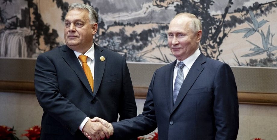 виктор орбан и владимир путин на встрече