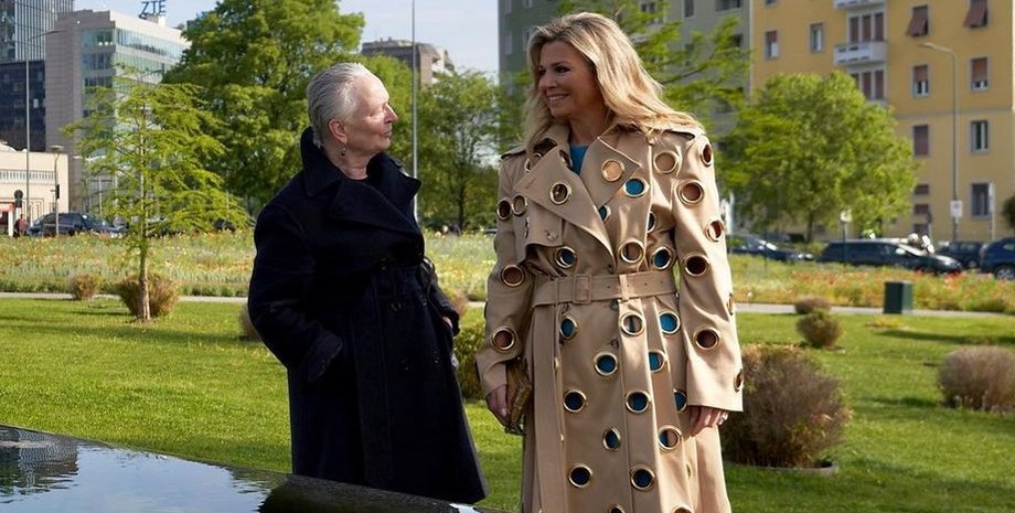 Королева Максима, королева нидерландов, модный выход королевы максимы, модный образ королевы