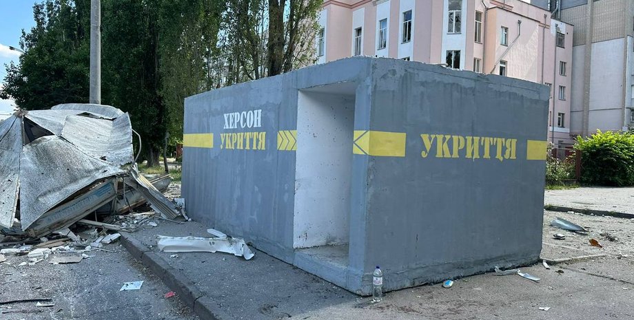 херсон, обстрелы, война в украине, день вдв