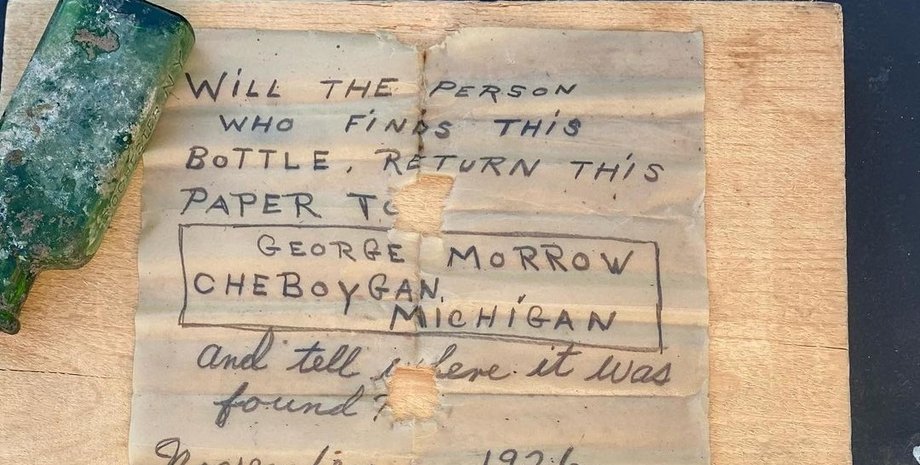 послание в бутылке, чебойган, находка, погружение с аквалангом