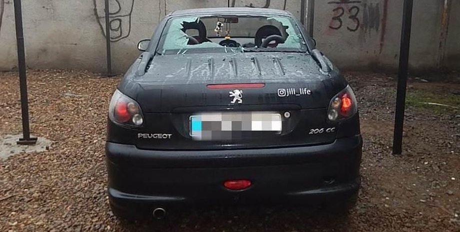 Одесса, автомобили, хулиганство, разгром, вандализм,