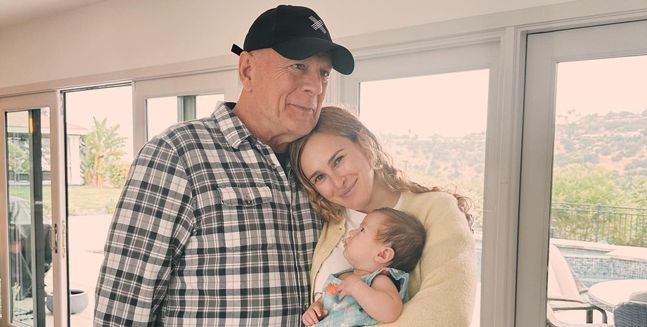 дочь брюса виллиса, брюс виллис дедушка, внучка брюса виллиса луэтта, румер виллис, имя для ребенка