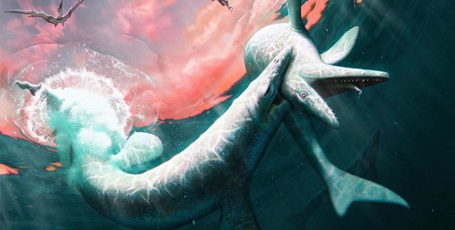 відкриття морського чудовиська, Jormungandr walhallaensis, мозазаври, стародавній океанський хижак, крейдяний період, доісторична рептилія, палеонтологія, скам'янілість з Північної Дакоти, еволюція мозазаврів, морська екосистема