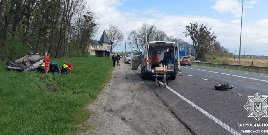 ДТП, Патрульна поліція, Львівська область, Київ-Чоп, Потерпілий, Катерина Риб'ячий