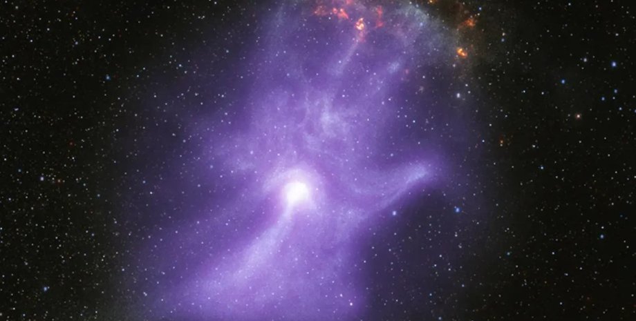 рука бога, туманность, пульсар