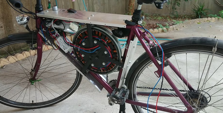 электровелосипед, DIY электровелосипед, бесщеточный мотор, самодельный велосипед