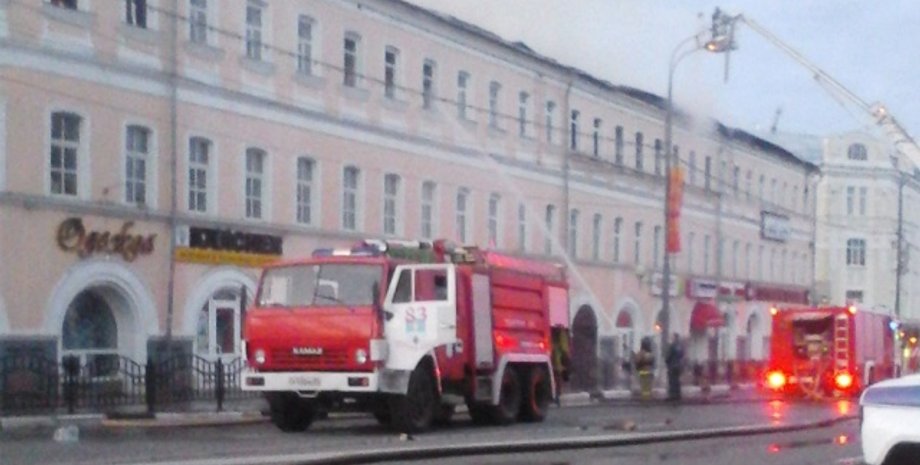 Пожар в Сергиевом Посаде / Фото: "НТВ"