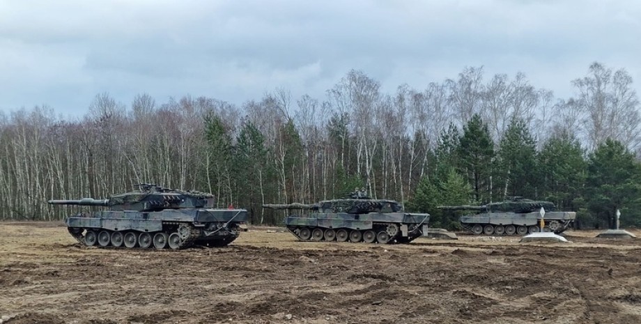 танковые учения ВСУ в Польше