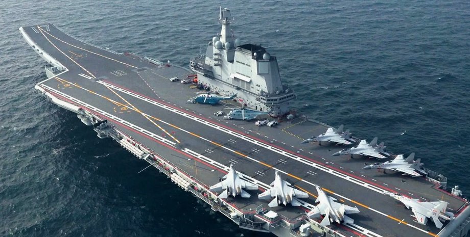 Китайский авианосец Shandong