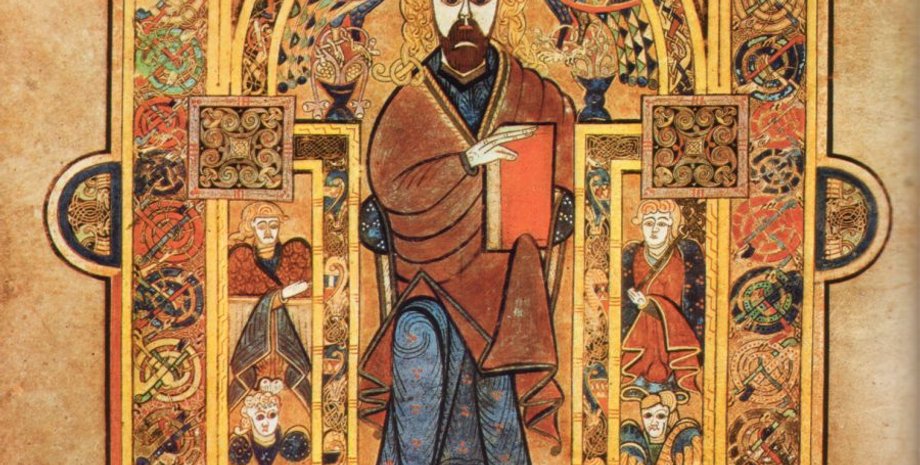 манускрипт, Келлская книга, исследования, Европа, Ирландия, Дублин, иллюстрации, средневековье, монастырь, изображение, текст, страница, сканирование, книга, культура