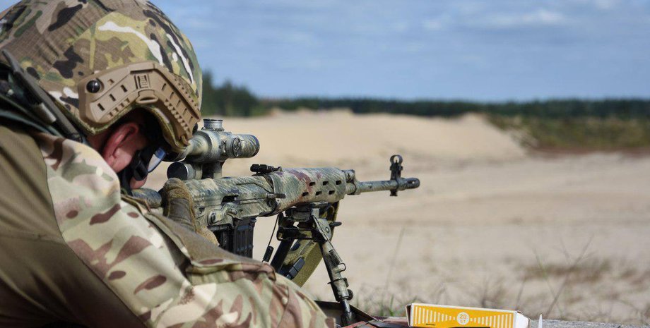 Снайпер, ВСУ, стрельба