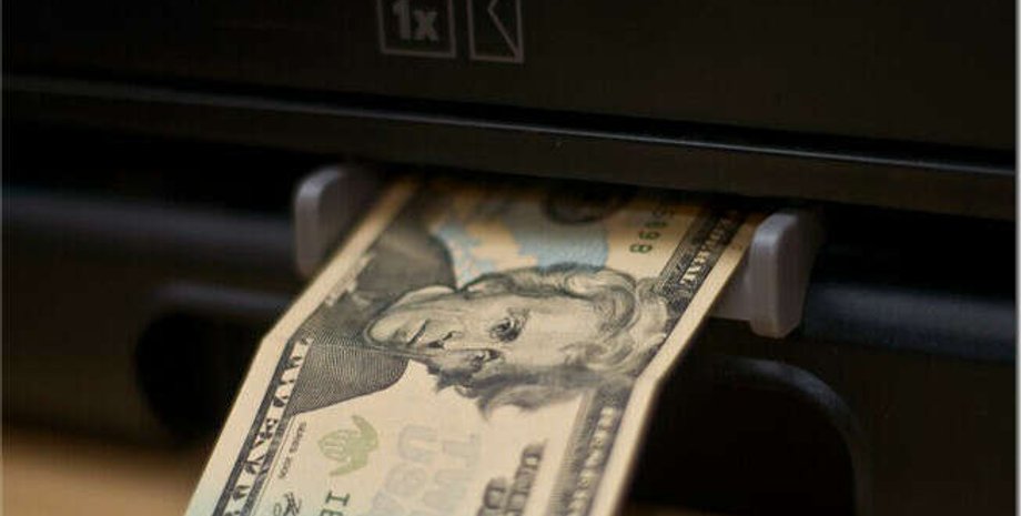 принтер, деньги, доллар