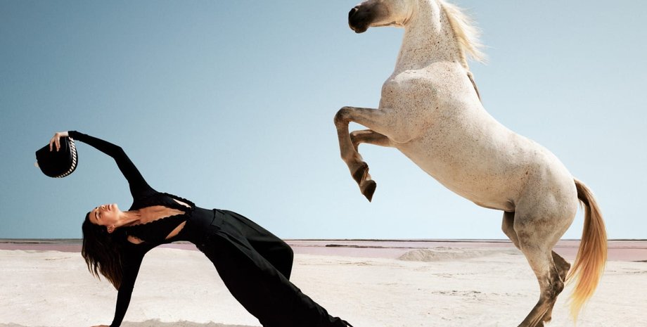 Stella McCartney, рекламная кампания, Кендалл Дженнер, лошади