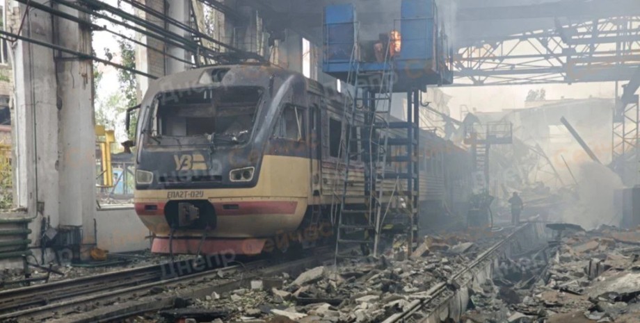 залізниця, удари по залізниці, Укрзалізниця