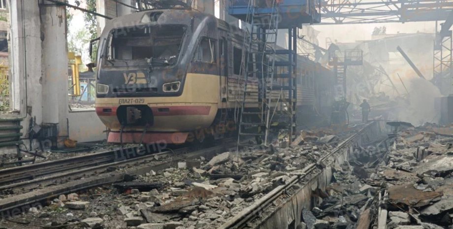 залізниця, удари по залізниці, Укрзалізниця