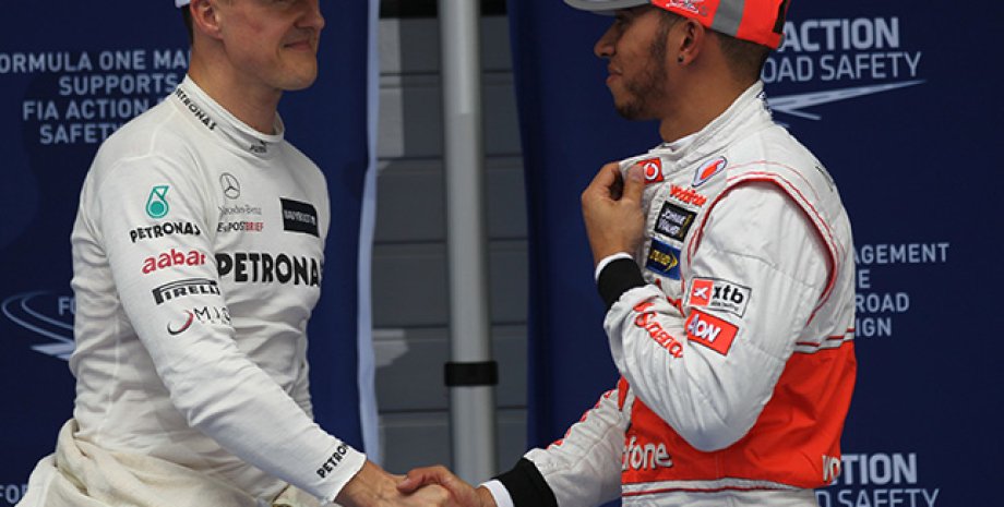 Шумахер и Хэмилтон 2012 год / Фото: F1News