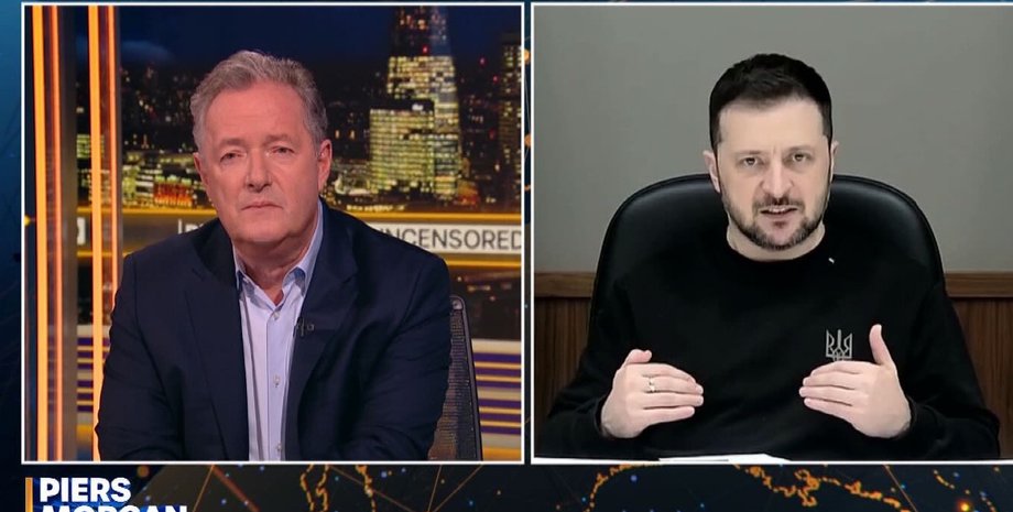 Пирс Морган, Владимир Зеленский, интервью, Владимир Зеленский, интервью