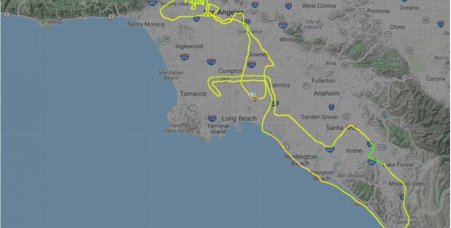 літак, пілот, карта