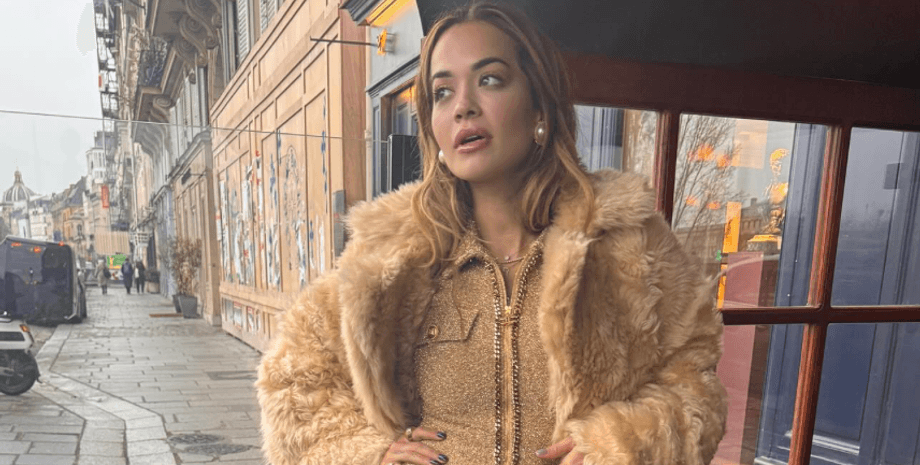 Рита Ора, Рита Ора в париже, украинские бренды, артур кулаковский, стильная шуба, какую шубу выбрать зимой 2023-24