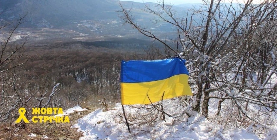 флаг украины, украинский флаг, крым