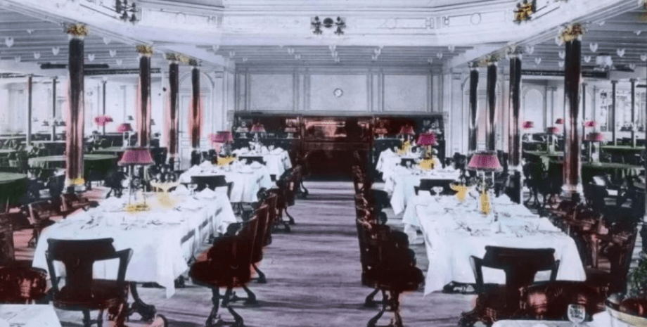 ресторан титаника титаник, ресторан, меню