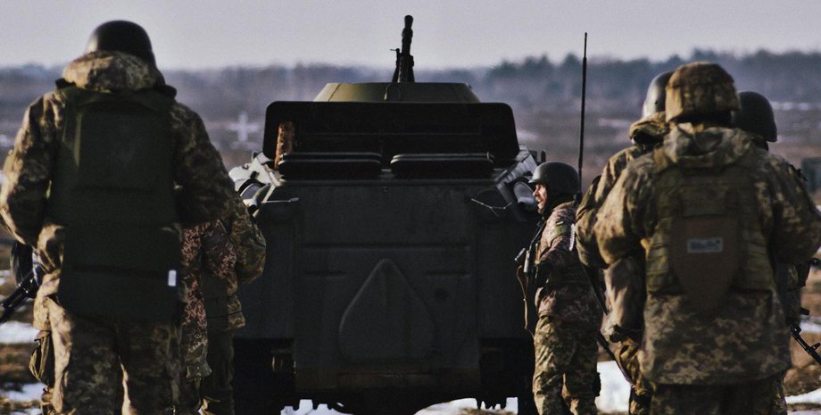 украинские военные