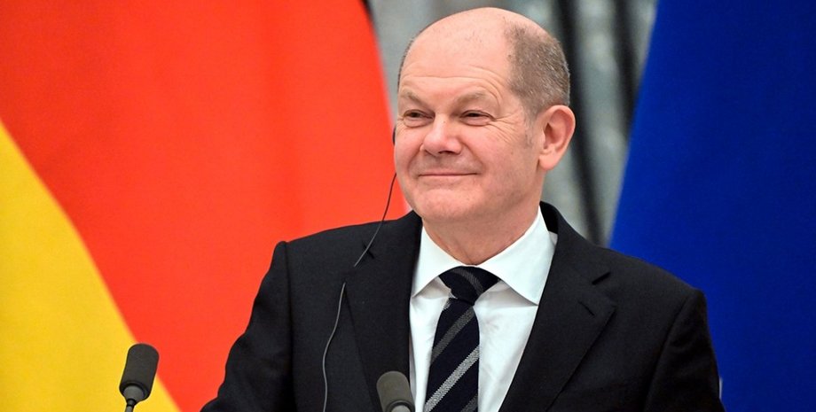 олаф шольц, война