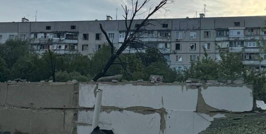 Изображение последствий атаки ВС РФ по Харькову