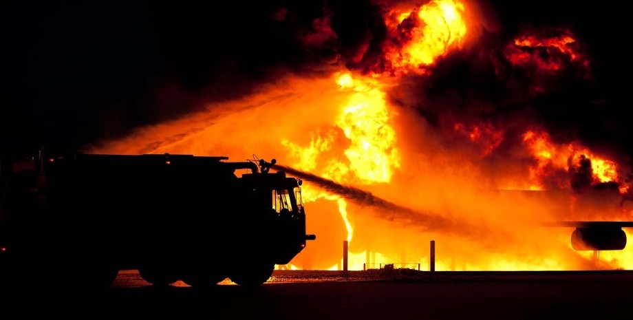 Пожар, иллюстративное фото Пожар, фото