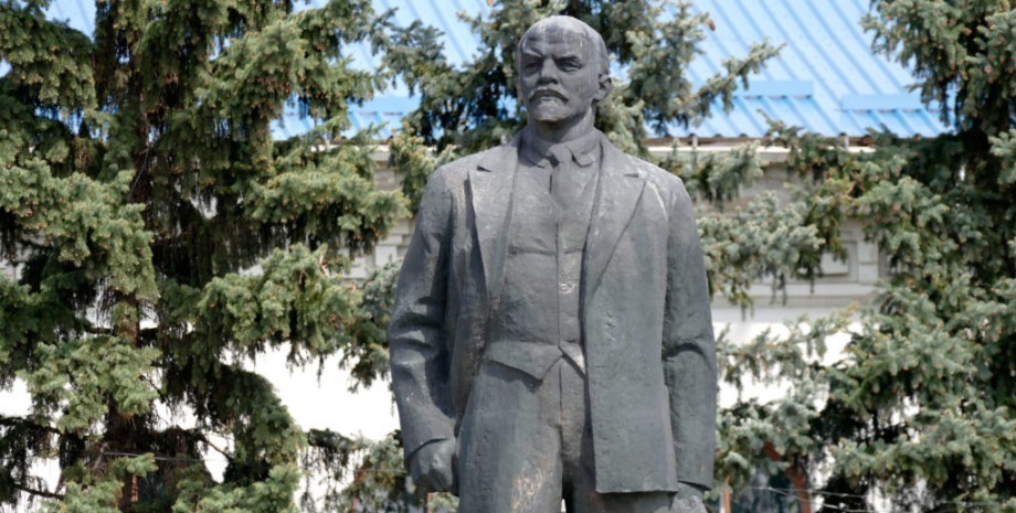 Ленин, памятник, изюм, памятник ленину, бронза