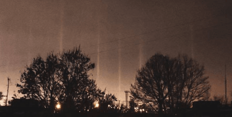 гало, стовпи