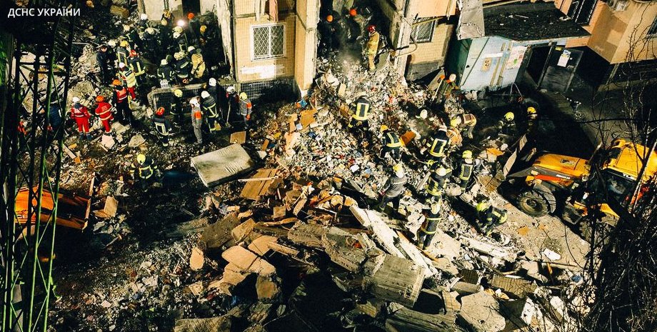 руины, дом, Одесса, ГСЧС, спасатели, разбор завалов
