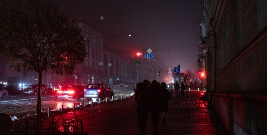 Блэкаут Киев отключения свет электроэнергия аварии