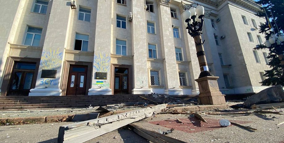 херсонская ова, обстрел херсона, попадание в херсонскую ова, обстрел херсон сегодня