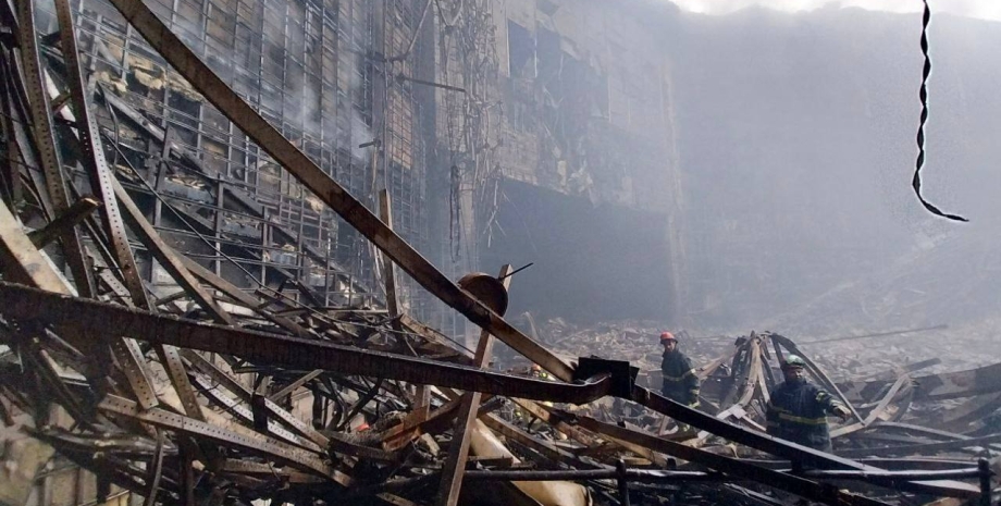 Крокус-Сити, пожар, Украина, фото
